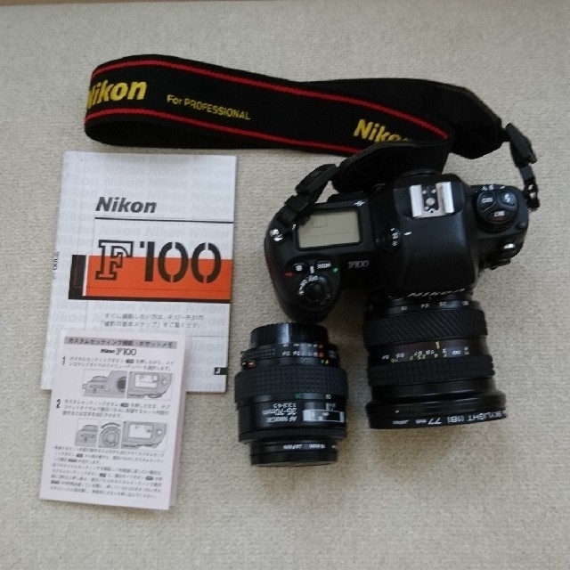 歯科医師 ニコ様専用 ニコン F100 レンズ２本とストロボ(SB-28) スマホ/家電/カメラ