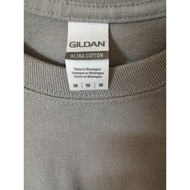 GILDAN(ギルタン)の【アメリカ古着】長袖 Tシャツ グレー メンズのトップス(Tシャツ/カットソー(七分/長袖))の商品写真