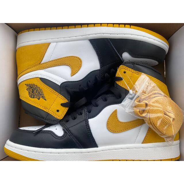 NIKE(ナイキ)のNIKE AIR JORDAN 1 RETRO OG YELLOW OCHRE メンズの靴/シューズ(スニーカー)の商品写真