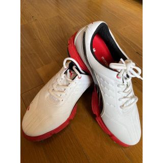 プーマ(PUMA)のプーマ　ゴルフシューズ　メンズ　　　　　　　　　　　25.5cm 白　美品✨✨✨(シューズ)