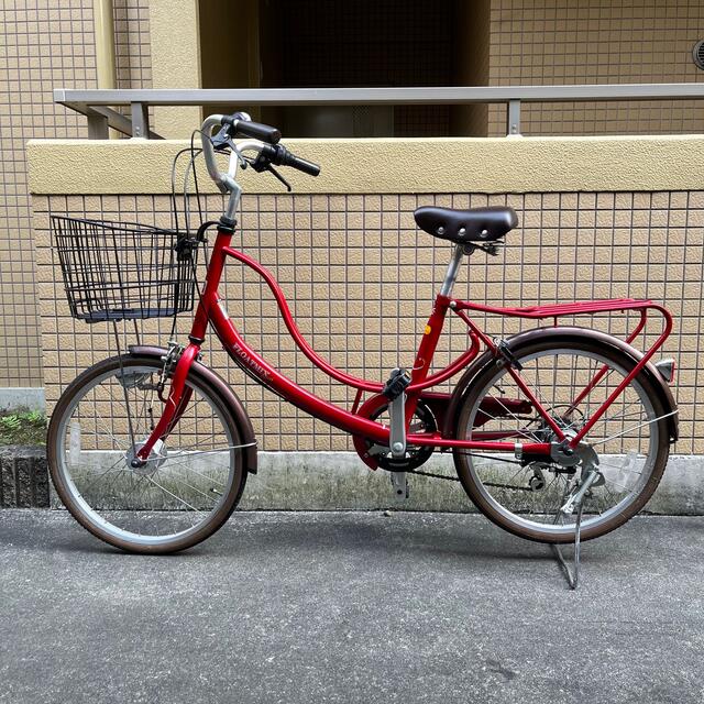 自転車　マルキン　フロートミックス　20インチ　赤mini