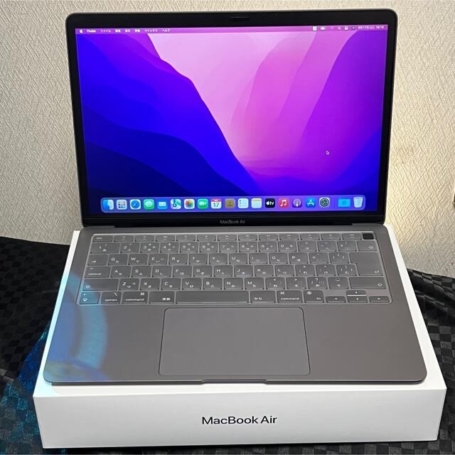 Apple(アップル)の美品 Apple Macbook Air M1モデル 8GB 256GB  スマホ/家電/カメラのPC/タブレット(ノートPC)の商品写真