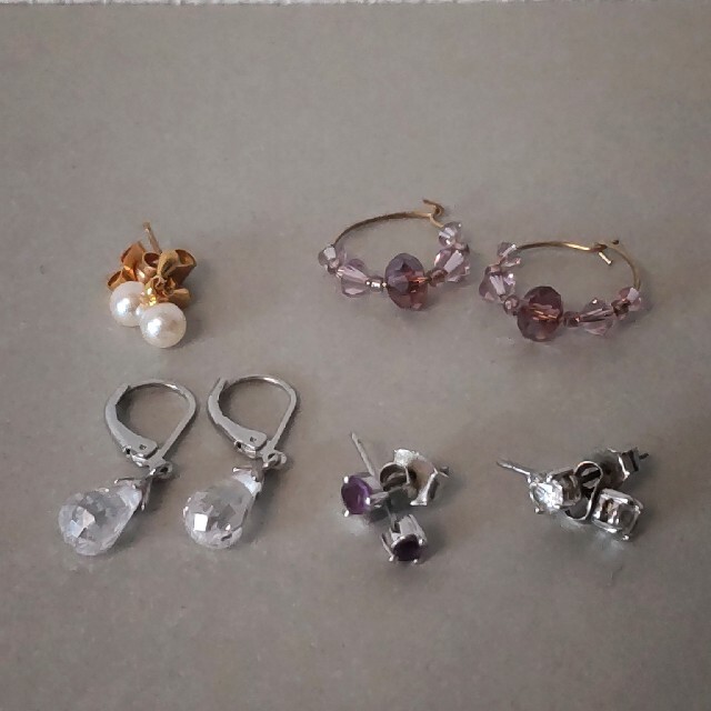 リングとピアス セット レディースのアクセサリー(リング(指輪))の商品写真