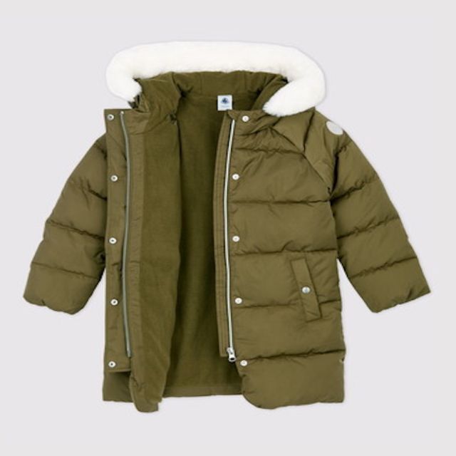 PETIT BATEAU - プチバトー　あったかアウター　カーキ　新品未使用　8A,10Aあり