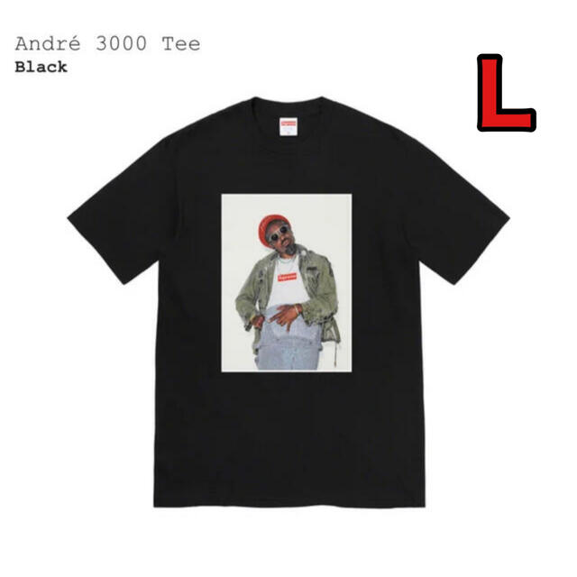 Supreme André 3000 Tee black 黒 L - Tシャツ/カットソー(半袖/袖なし)