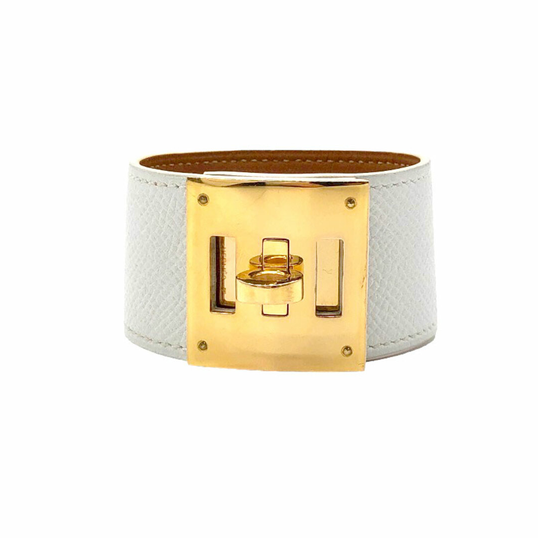 エルメス HERMES ケリードッグ ホワイト レディース ブレスレット-