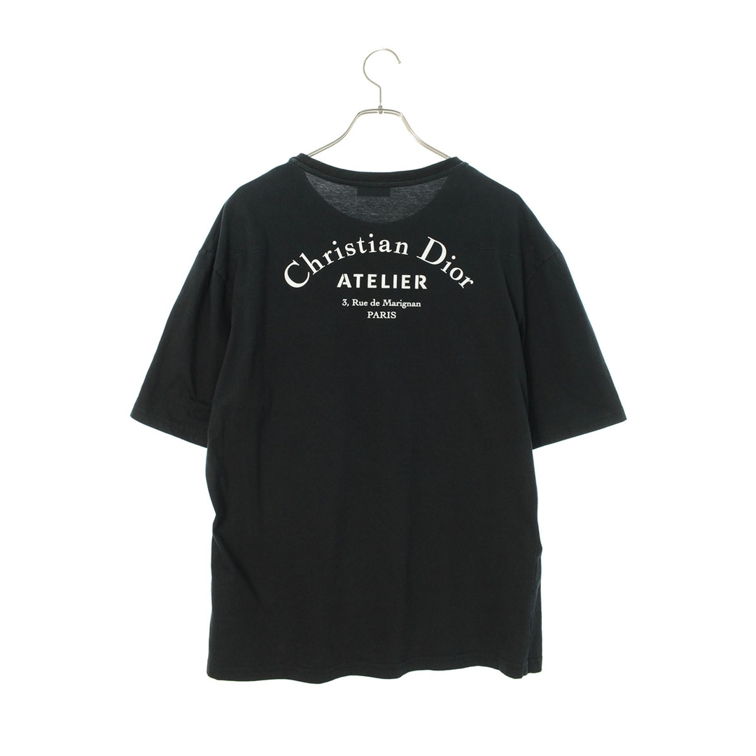 ディオール ATELIER 863J621I0533 アトリエロゴプリントTシャツ メンズ