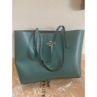 コーチ(COACH)のcoach グリーン　バッグ(トートバッグ)