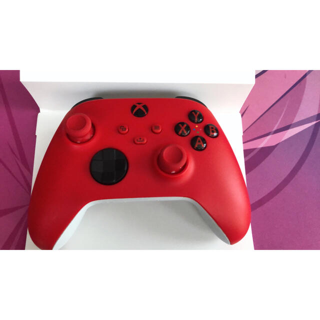 Microsoft(マイクロソフト)の[あつや様専用]Xbox コントローラー Pulse Red スマホ/家電/カメラのPC/タブレット(PC周辺機器)の商品写真