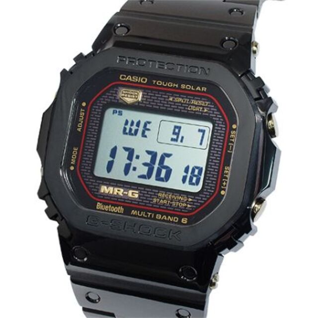 高い素材 カシオ - CASIO  MRG-B5000B-1JR 電波ソーラー MR-G Gショック 腕時計(デジタル)