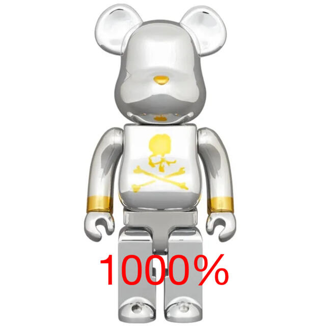 mastermind JAPAN(マスターマインドジャパン)のBE@RBRICK mastermind JAPAN SILVER 1000％  エンタメ/ホビーのフィギュア(その他)の商品写真