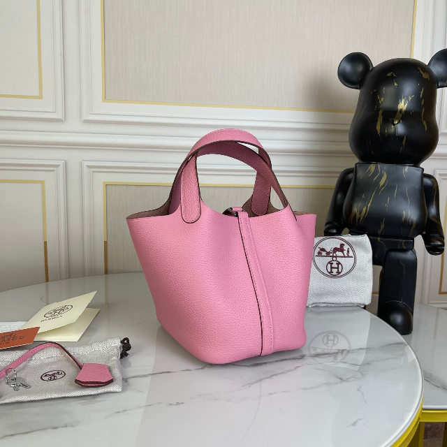 安い ⭐︎ほぼ新品⭐︎HERMESエルメス ピコタンロックPM ローズアザレ ...