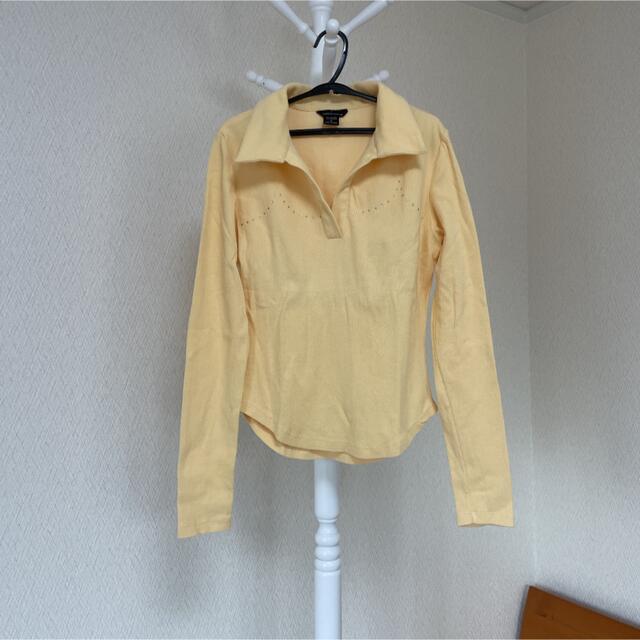 MODA international リブ ポロシャツ レディースのトップス(カットソー(長袖/七分))の商品写真
