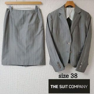 スーツカンパニー(THE SUIT COMPANY)のTHE SUIT COMPANY  スーツカンパニー　スカートスーツ　シルク混(スーツ)