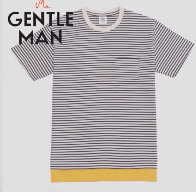 mr.gentleman / ミスタージェントルマン Tシャツ 細ボーダー メンズのトップス(Tシャツ/カットソー(半袖/袖なし))の商品写真