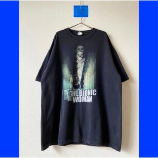ステューシー(STUSSY)の2010's the bionic woman SF 近未来 プリント tシャツ(Tシャツ/カットソー(半袖/袖なし))