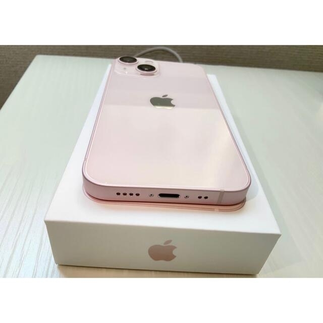 iPhone - iPhone 13mini 128GB ピンク　simフリー　新品同様品