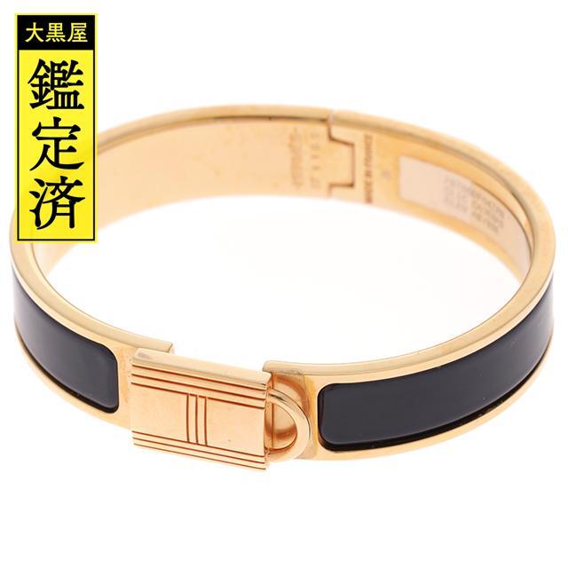 ファッション Hermes - エルメス クリックカデナPM ピンク金メッキ