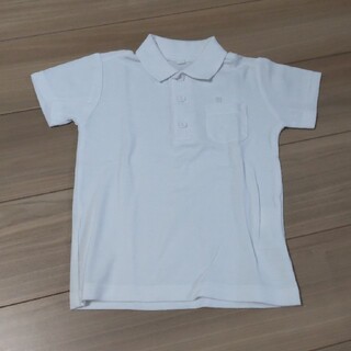 ニシマツヤ(西松屋)の西松屋　半袖白ポロシャツ　110(Tシャツ/カットソー)