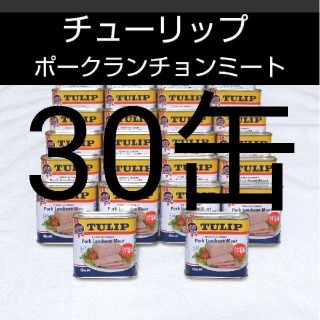 ☆沖縄応援☆チューリップ ポーク30缶（1缶358円）うす塩味 340g(缶詰/瓶詰)