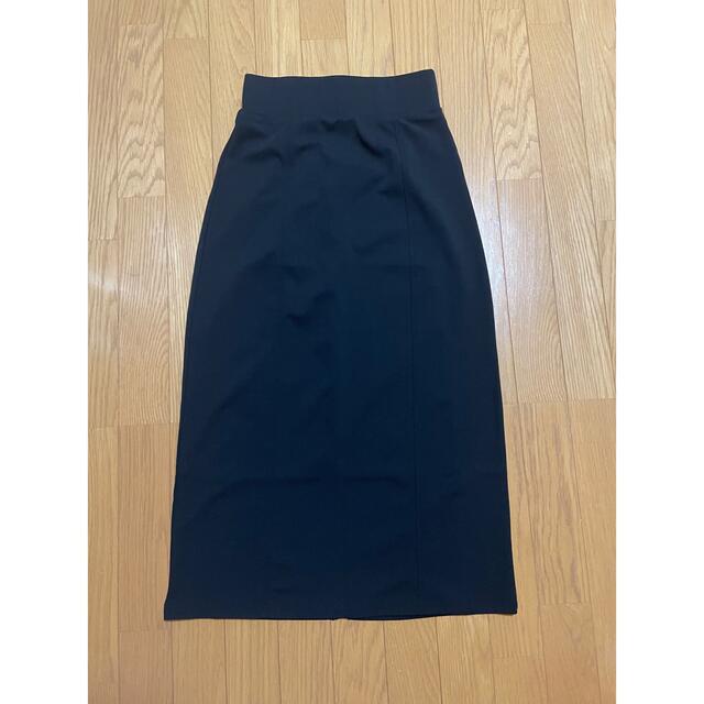 神戸レタス(コウベレタス)の神戸レタス　Iラインスカート　ブラック　M サイズ レディースのスカート(ロングスカート)の商品写真