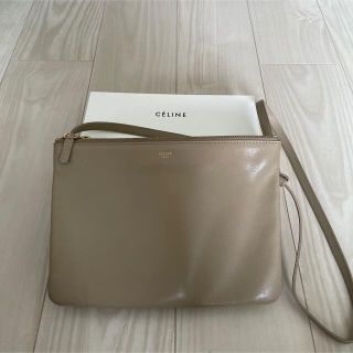 CELINE  セリーヌ　トリオ　ラージ　ベージュ　フィービー期