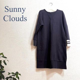 フェリシモ(FELISSIMO)のFelissimo * Sunny Clouds * スウェットワンピース(ひざ丈ワンピース)