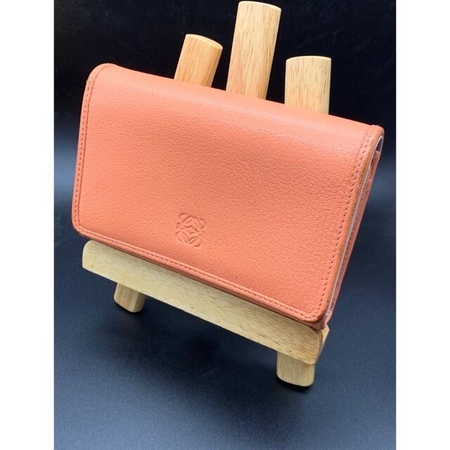 LOEWE レザー二つ折り財布