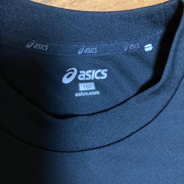 asics(アシックス)のアシックス ジュニアバスケットボールTシャツ 黒☆size160  スポーツ/アウトドアのスポーツ/アウトドア その他(バスケットボール)の商品写真