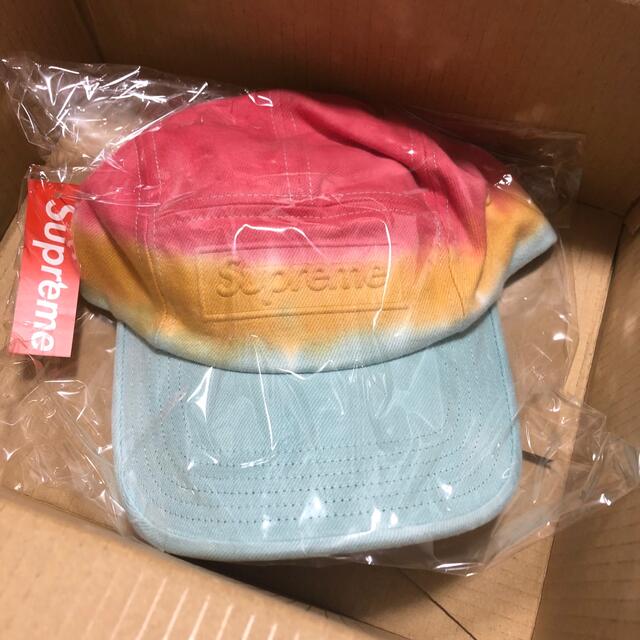 Supreme Embossed Denim Camp Cap