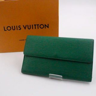 ルイヴィトン(LOUIS VUITTON)の✨美品✨ルイヴィトン　長財布　エピ　グリーン　折り財布　ポルトフォイユ(財布)