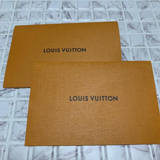 LOUIS VUITTON(ルイヴィトン)のルイヴィトン VUITTON 領収書入れ メッセージカード入れ 2枚 レディースのバッグ(ショップ袋)の商品写真
