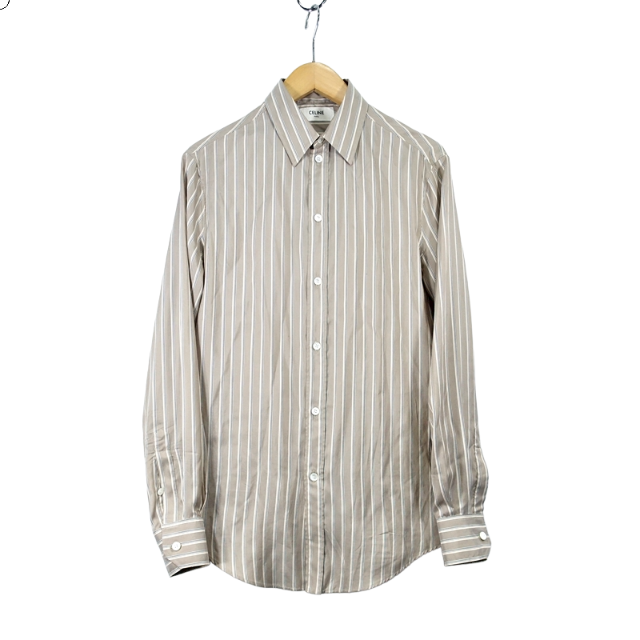 CELINE 20ss Silk Stripe L/S Shirt 【当店限定販売】 23452円 
