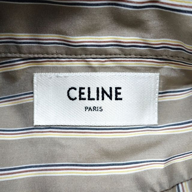 CELINE 20ss Silk Stripe L/S Shirt