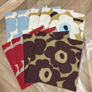 マリメッコ(marimekko)の最終値下げ！marimekko★ペーパーナプキン ウニッコ 計5枚 ブラウンのみ(テーブル用品)