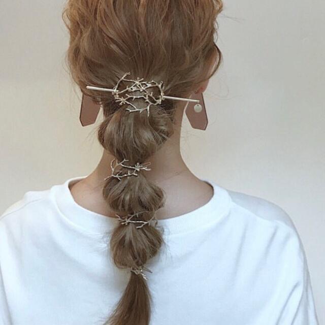 Cilsoie(シルソワ)のcilsoie 枝珊瑚のマジェステ ハンドメイドのアクセサリー(ヘアアクセサリー)の商品写真