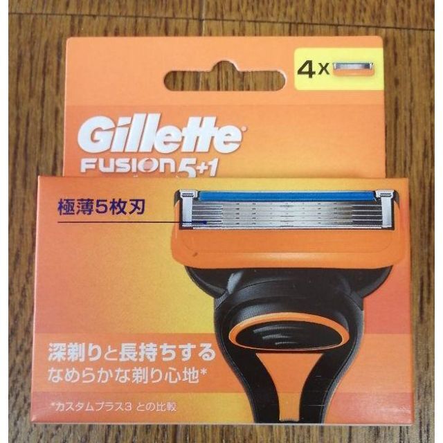 しません】 ジレット フュージョン5+1 替刃4個入 8箱セットの通販 by