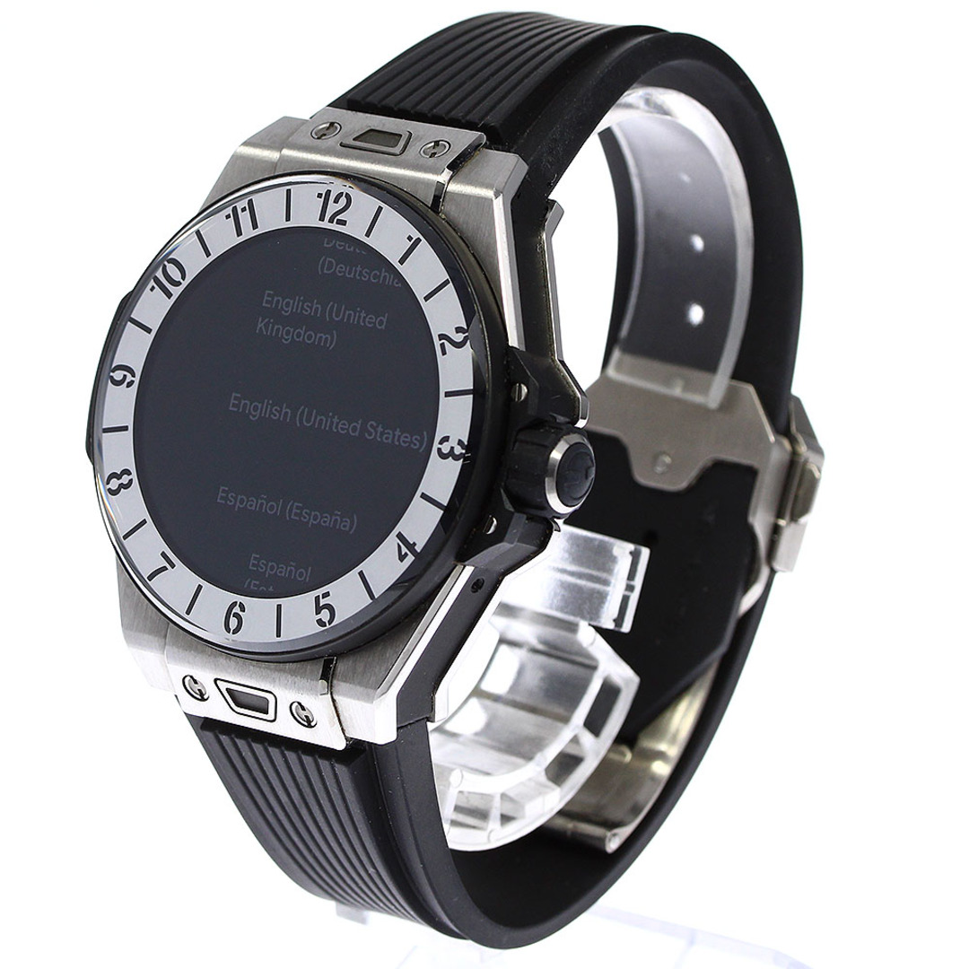 ☆良品★箱・保証書付き【HUBLOT】ウブロ ビッグバン e チタニウム スマートウォッチ 440.NX.1100.RX クォーツ メンズ_701644 ☆良品★箱・保証書付き【HUBLOT】ウブロ ビッグバン e チタニウム スマートウォッチ 440.NX.1100.RX クォーツ メンズ_701644