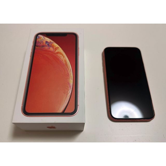 iPhone XR 64GB コーラルSIMロック解除済み