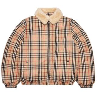 シュプリーム(Supreme)のSupreme / Burberry Down Puffer Jacket  L(ダウンジャケット)