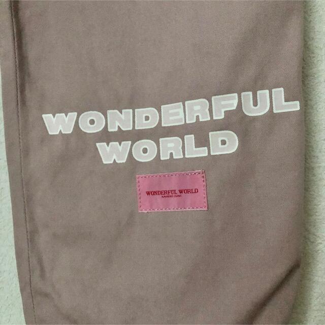 WONDERFUL WORLD カーゴパンツ　ピンク　ワンダフルワールド