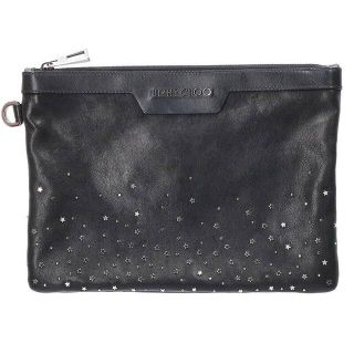 JIMMY CHOO - ジミーチュウ スタースタッズレザークラッチバッグ