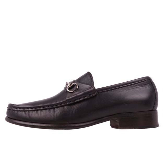 Gucci(グッチ)のグッチ ローファー ホースビット カーフレザー 革靴 7B ブラウン レディースの靴/シューズ(ローファー/革靴)の商品写真