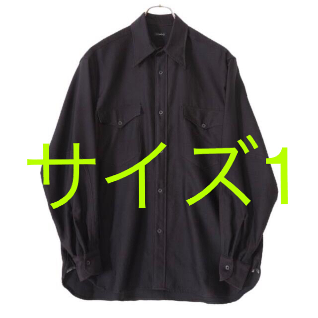 22AW Comoli コモリ ウールモールスキンワークシャツ 1