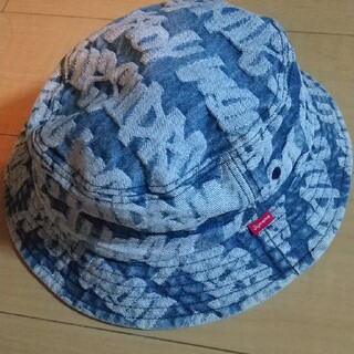 シュプリーム(Supreme)のSupreme Fat Tip Jacquard Denim Crusher(ハット)