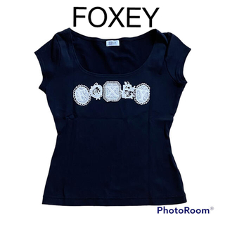 フォクシー(FOXEY)のFOXEY フォクシー　Tシャツ　サイズM(Tシャツ(半袖/袖なし))