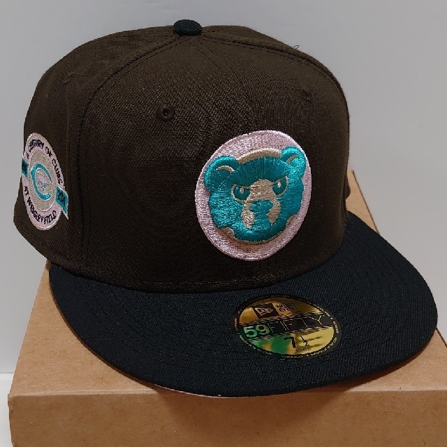 ニューエラ 59fifty シカゴカブス 7 1/2 ブラウン ツートーン