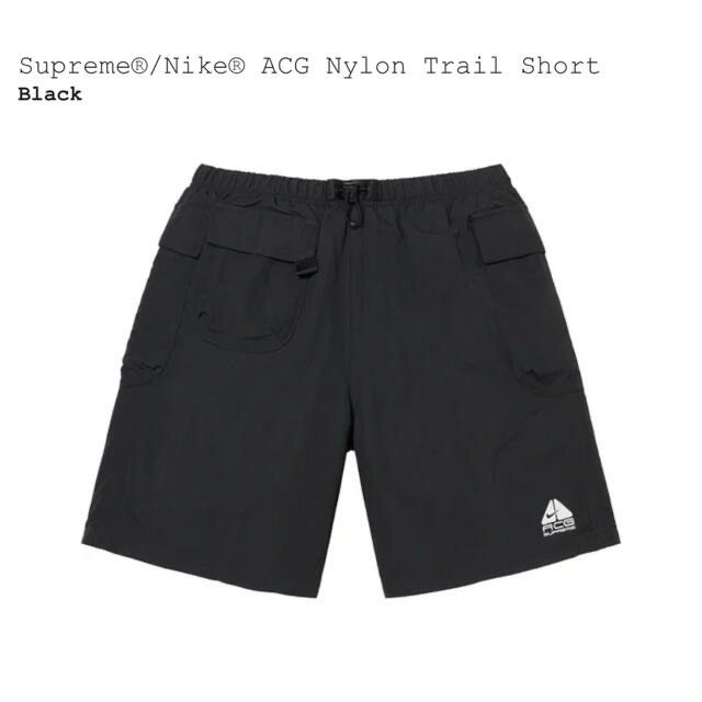 Supreme nike acg Nylon Trail Short Sサイズ