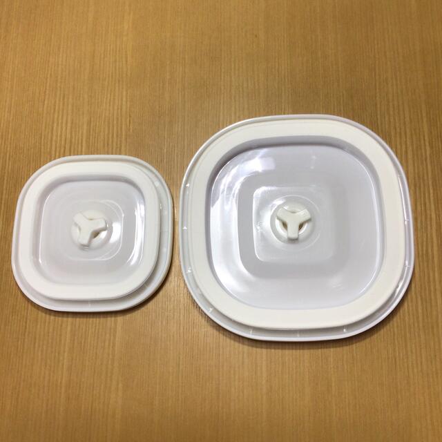 iwaki イワキ　密閉パック＆レンジ　フタのみ　2種 インテリア/住まい/日用品のキッチン/食器(容器)の商品写真