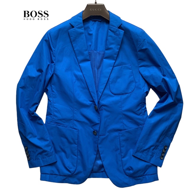 HUGO BOSS(ヒューゴボス)の美品/HUGO BOSS/ナイロン/テーラードジャケット メンズのジャケット/アウター(テーラードジャケット)の商品写真
